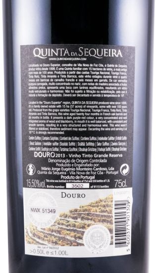 2013 Quinta da Sequeira Grande Reserva red