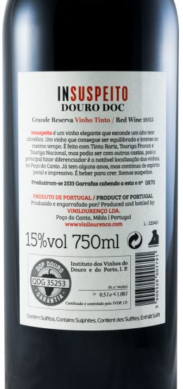 2015 D. Graça Insuspeito Grande Reserva red