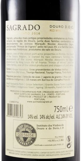 2016 Sagrado Reserva red