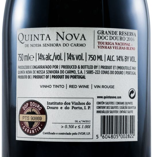 2016 Quinta Nova Grande Reserva tinto