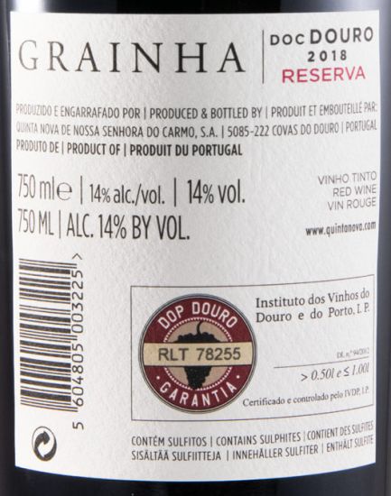 2017 Quinta Nova Grainha Reserva tinto