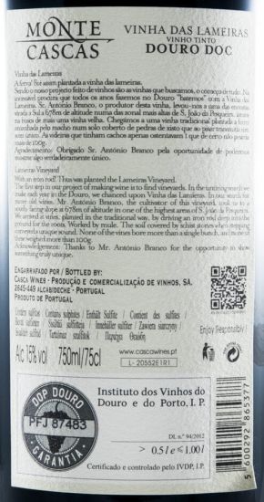 2013 Monte Cascas Vinhas das Lameiras red