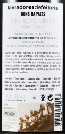 2017 Bons Rapazes white
