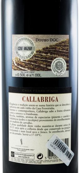 2004 Casa Ferreirinha Callabriga tinto