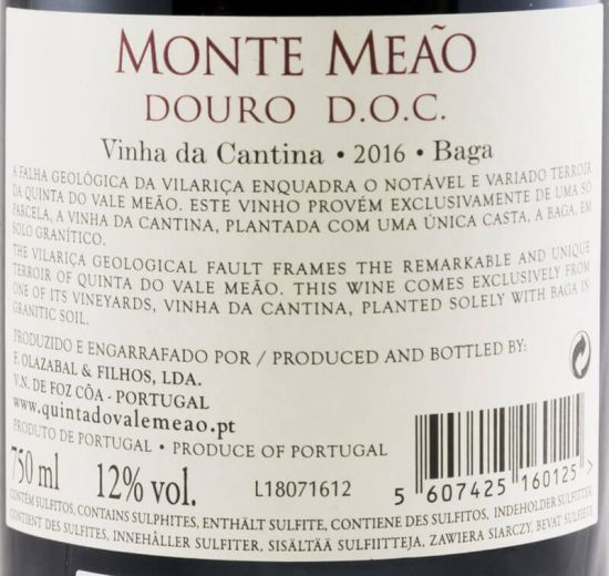 2016 Monte Meão Vinha da Cantina Baga red