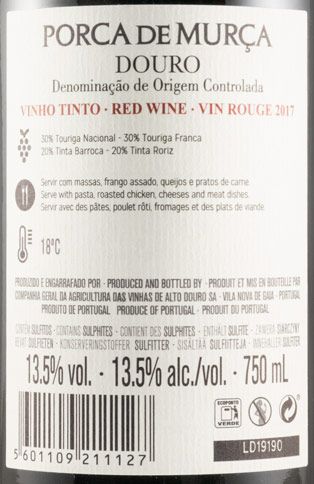 2017 Porca de Murça red