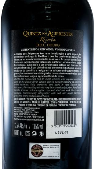 2016 Quinta dos Aciprestes Reserva 6L