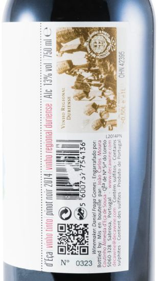 2014 D'Eça Pinot Noir red