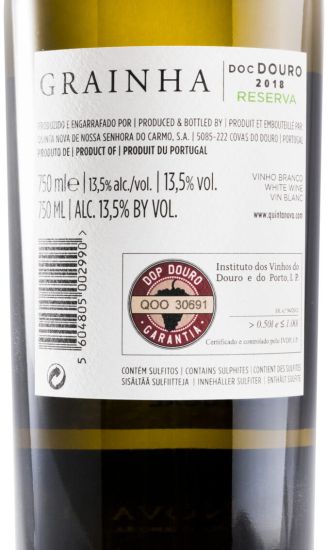 2018 Quinta Nova Grainha Reserva branco