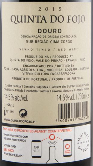 2015 Quinta do Fojo red