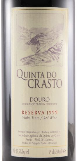 1999 Quinta do Crasto Reserva red