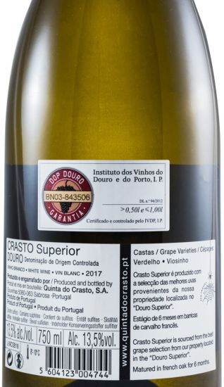 2017 Crasto Superior branco