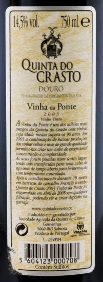 2003 Quinta do Crasto Vinha da Ponte red
