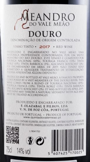 2017 Meandro do Vale Meão tinto