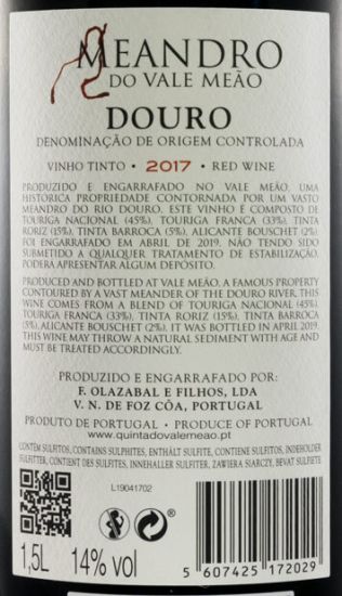 2017 Meandro do Vale Meão tinto 1,5L