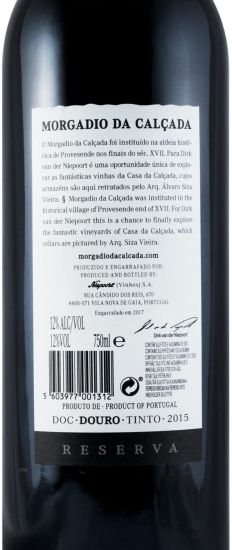2015 Morgadio da Calçada Reserva tinto