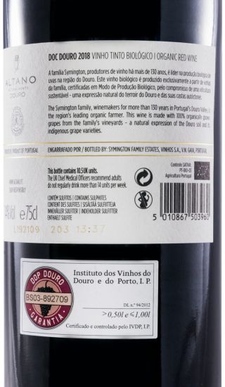 2018 Altano biológico tinto