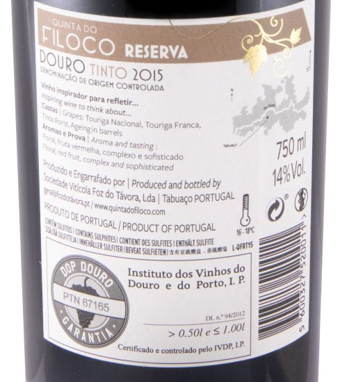 2015 Quinta do Filoco Reserva red