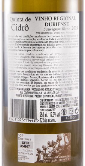 2018 Quinta de Cidrô Sauvignon Blanc branco