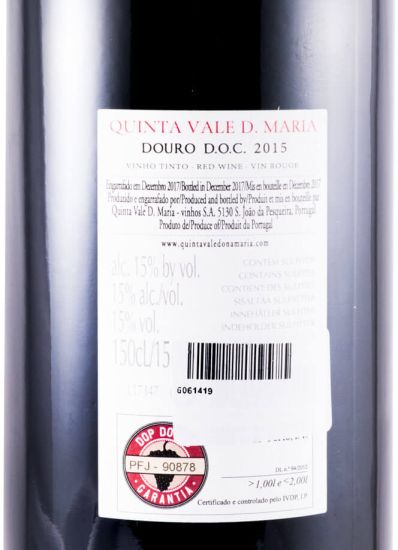 2015 Quinta Vale D. Maria tinto 1,5L