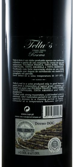 2002 Tellus Reserva tinto
