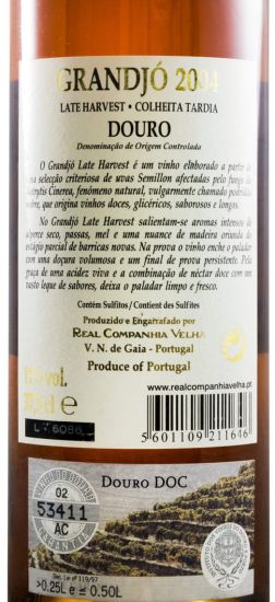 2004 Grandjó Colheita Tardia branco 37,5cl