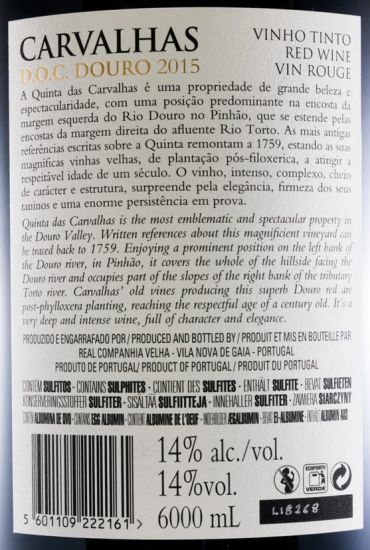 2015 Carvalhas Vinhas Velhas red 6L