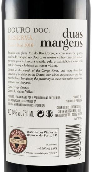 2016 Duas Margens Reserva tinto