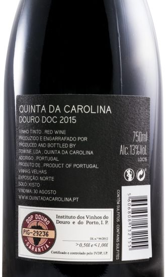 2015 Quinta da Carolina red