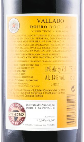 2018 Vallado tinto