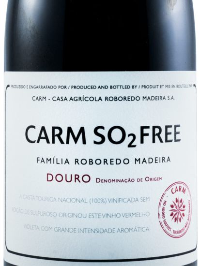 2017 CARM Touriga Nacional organic red (no added sulphites)