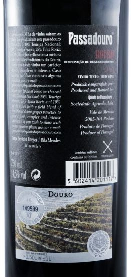 2011 Quinta do Passadouro red