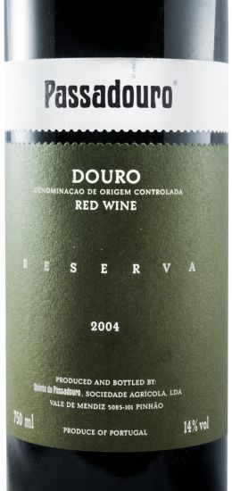 2004 Quinta do Passadouro Reserva red