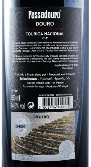 2011 Quinta do Passadouro Touriga Nacional tinto