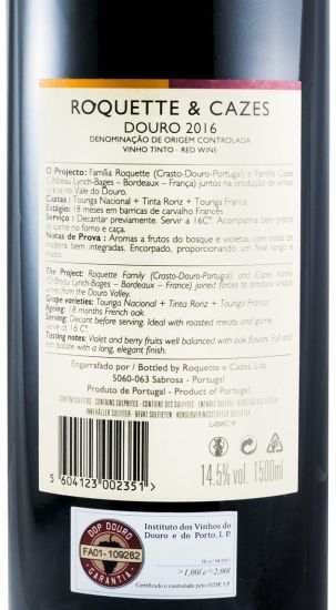 2016 Roquette & Cazes tinto 1,5L