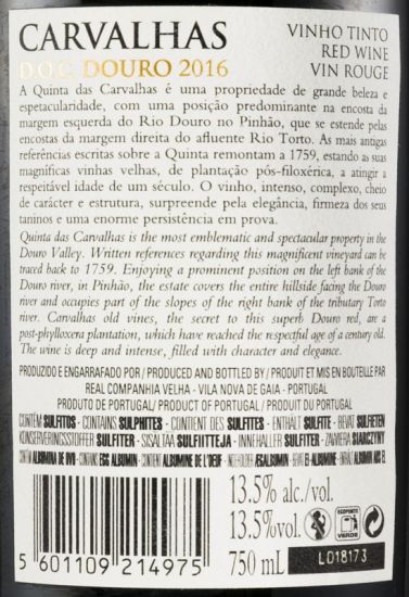2016 Carvalhas Vinhas Velhas red