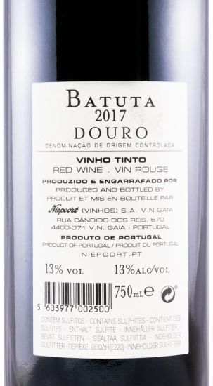 2017 Niepoort Batuta tinto