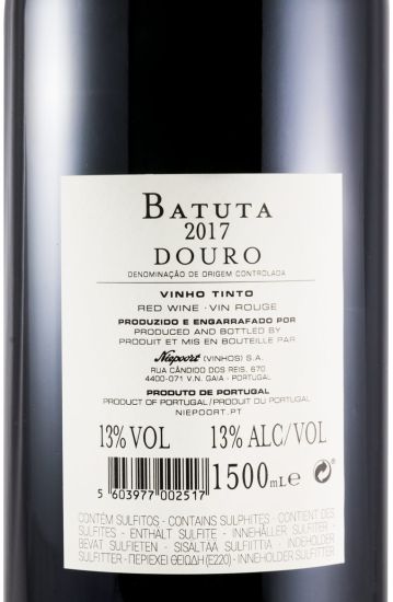 2017 Niepoort Batuta red 1.5L