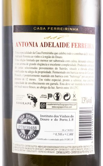 2015 Casa Ferreirinha Antonia Adelaide Ferreira white