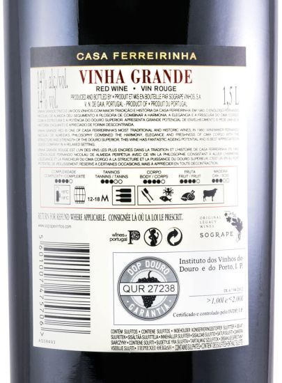 2017 Casa Ferreirinha Vinha Grande tinto 1,5L