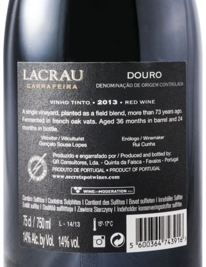 2013 Lacrau Garrafeira tinto