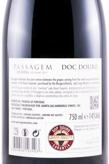 2017 Passagem Reserva tinto