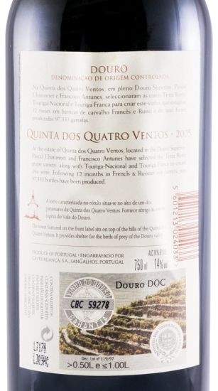 2005 Quinta dos Quatro Ventos red