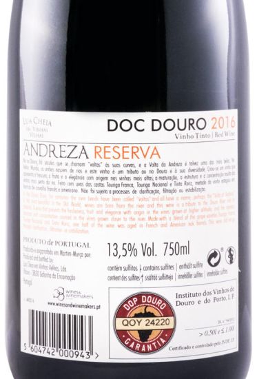 2016 Andreza Reserva red