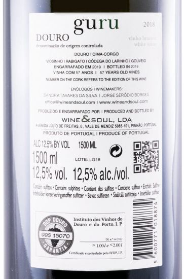 2018 Wine & Soul Guru white 1.5L