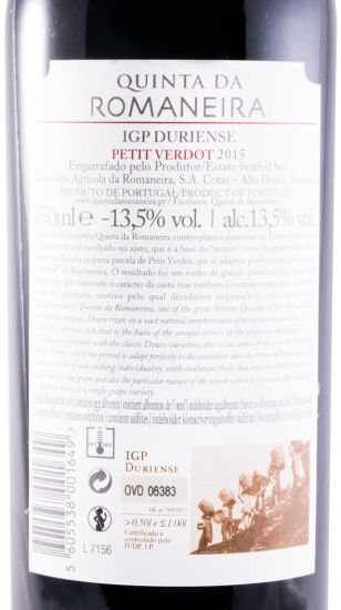 2015 Quinta da Romaneira Petit Verdot red