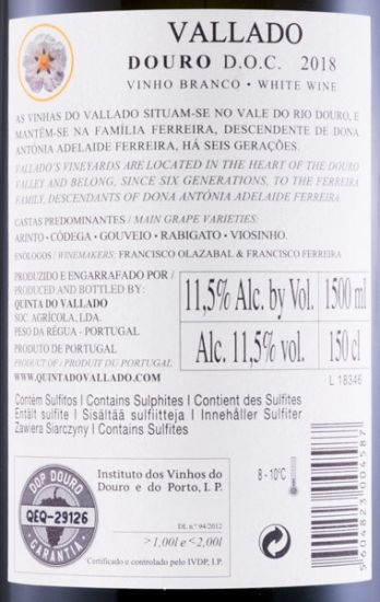 2018 Vallado white 1.5L