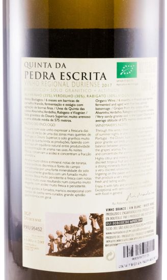 2017 Quinta da Pedra Escrita organic white 1.5L