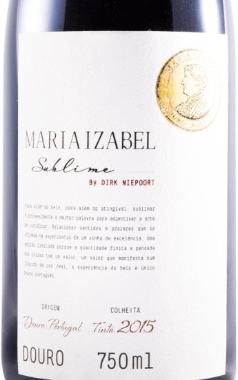 2015 Maria Izabel Sublime by Dirk Niepoort tinto