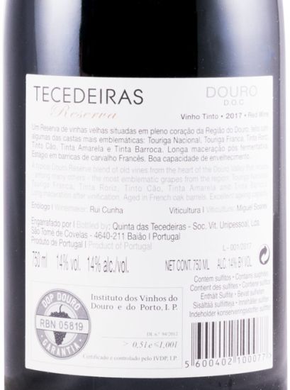 2017 Tecedeiras Reserva red